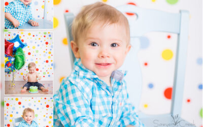 Aiden :: 1 Year Cake Smash :: Cumberland, WI
