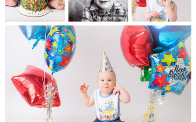 Michael :: 1 Year Cake Smash :: Shell Lake, WI